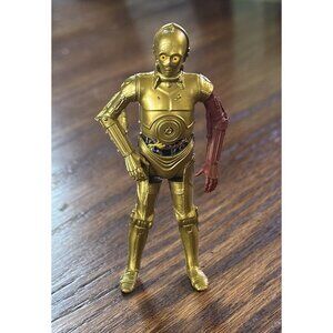 C3PO Star Wars Hasbro Vintage Action Figure RED ARM 2013 The Force Awakens 3.5”